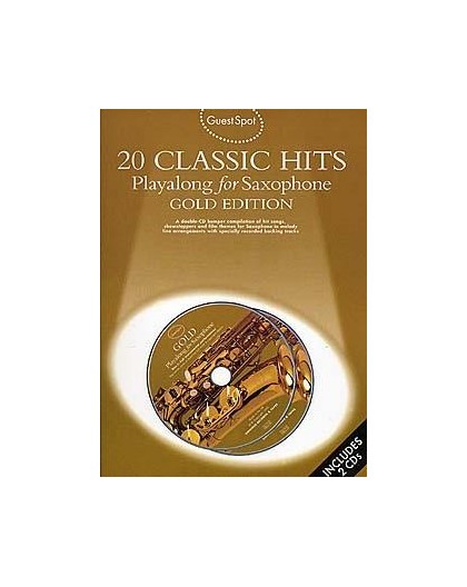 20 Classic Hits Playalong Sax   2 CD "Go