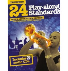 24 Playalong Standards Trumpet   2CD Wi