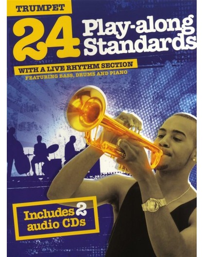 24 Playalong Standards Trumpet   2CD Wi