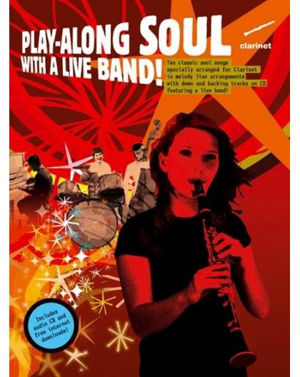 Play-Along Soul Live Band! Clarinet   CD