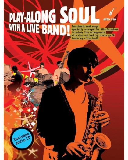 Play-Along Soul Live Band! Alto Sax   CD