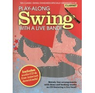 Swing With a Live Band for Clarinet   CD
