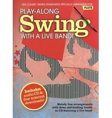 Swing With a Live Band for Flute   CD Pl