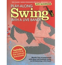 Swing With a Live Band for Sax Alt   CD