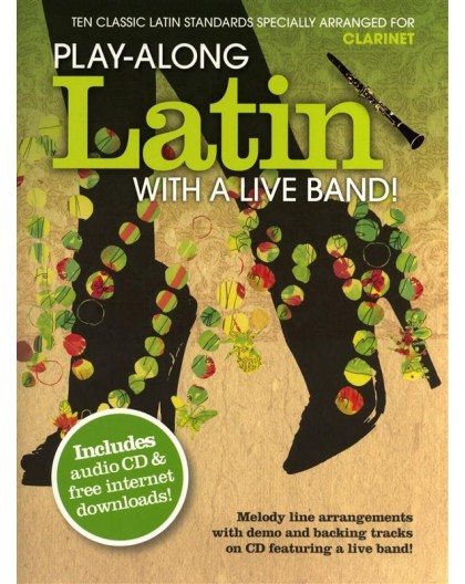 Latin With a Live Band for Clarinet   CD