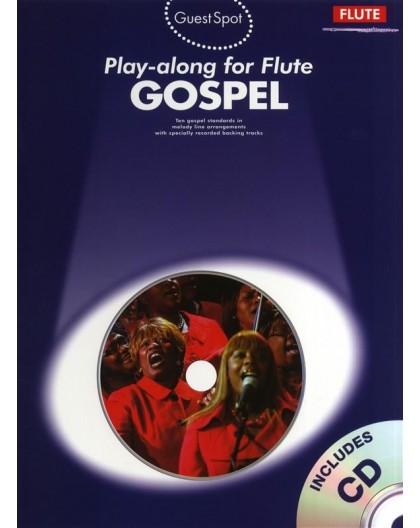 Play-Along Flute Gospel   CD