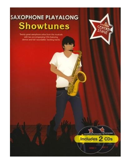 Saxophone Playalong Showtunes   2CD