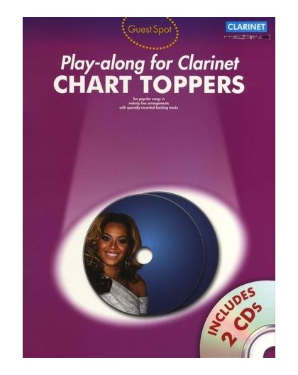 Chart Toppers Play-Along Clarinet   2CD