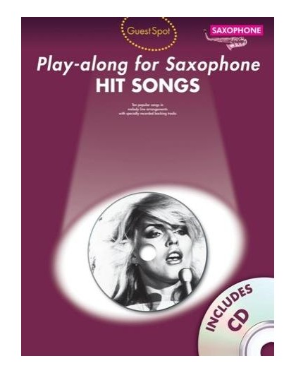 Play-Along Saxophone Hit Songs   CD
