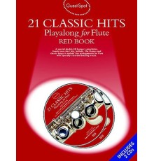 21 Classic Hits Playalong Flute Red Book