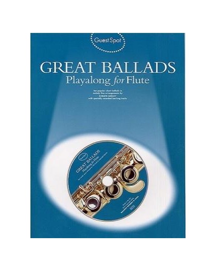 Great Ballads Playalong Flute   CD