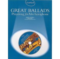 Great Ballads Playalong Alto Sax   CD