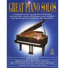Great Piano Solos The Blue Book