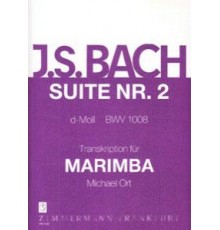 Suite Nº 2 D moll BWV 1008 für Marimba