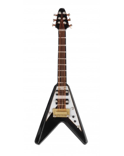 Imán Guitarra V Negra