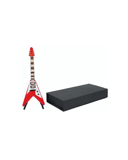Miniatura Guitarra V Roja