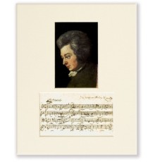 Passepartou Mozart Retrato