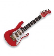 Pin Guitarra Elec.Roja 3D