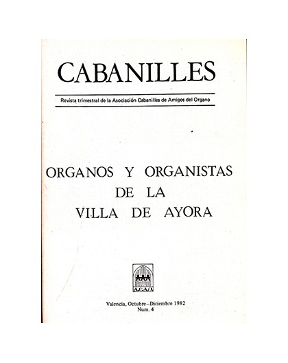 Organos y Organistas. Revista Nº 4