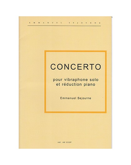 Concerto pour Vibraphone et Piano