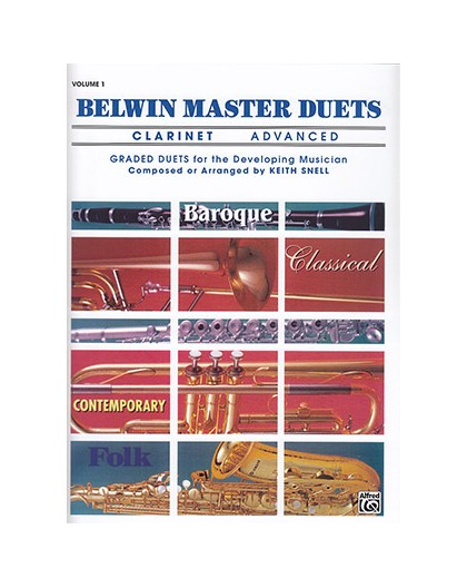 Belwin Master Duets Vol. 1 Clarinet Adva