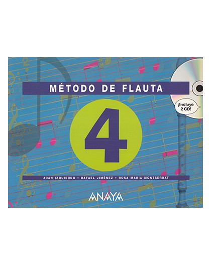 Método de Flauta Vol.4  2 CD