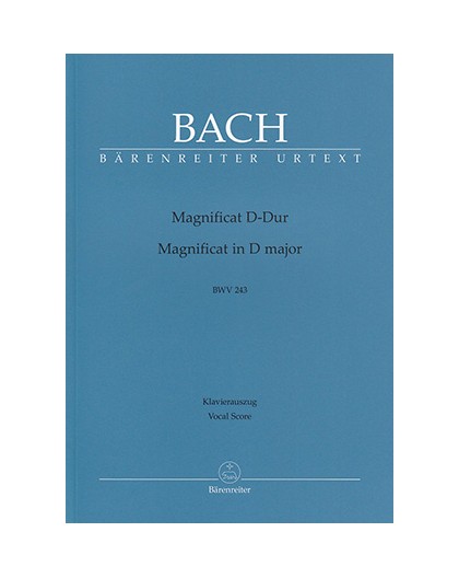 Magnificat D-Dur BWV 243/ Vocal Score