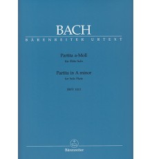 Partita in A minor BWV 1013 Urtext