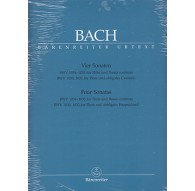Four Sonatas BWV 1034, 1035, 1030, 1032