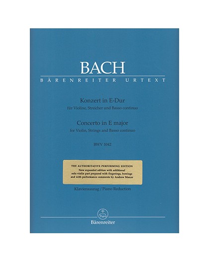 Konzert E-Dur BWV 1042/ Red.Pno.