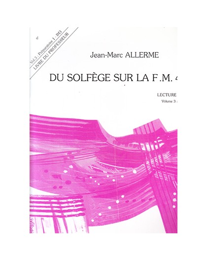 Du Solfege Sur La F.M 440.3 Pro. Lecture