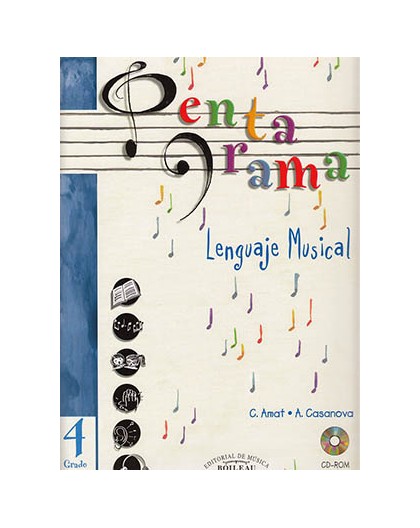 Pentagrama Lenguaje M G Elem Vol. 4   CD