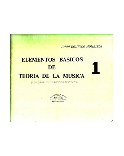 Ele. Básico de Teoria de la Musica Vol.1