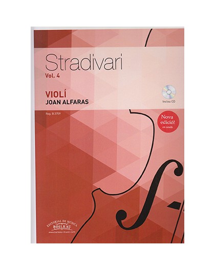 Stradivari Violí Vol.4 Catalán CD