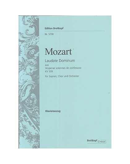 Laudate Dominum KV 339/ Vocal Score