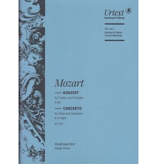 Concerto A Major KV 219/ Study Score