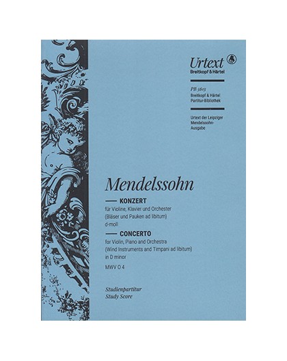 Konzert in D minor MWV 04/ Study Score