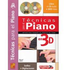 Técnicas para el Piano en 3D   CD   DVD