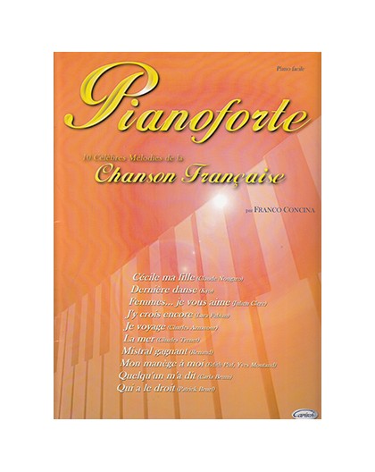 Pianoforte 10 Celedres Melodies de la Ch