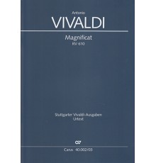 Magnificat RV 610/ Vocal Score