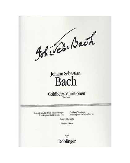 Goldberg-Variationen BWV 988/ Parts