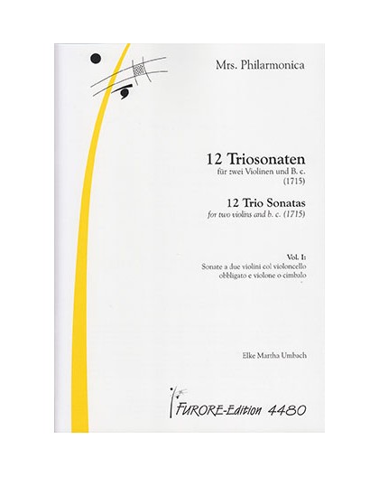 12 Triosonaten (1715) Vol. I