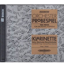 Orchester Probespiel. Klarinette/ CD