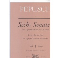 Sechs Sonaten fur Soprablockflote Vol. 1