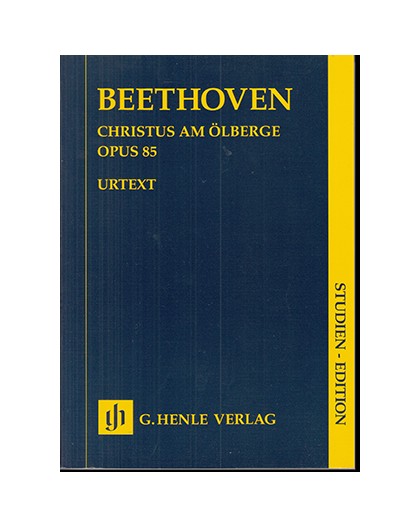 Christus Am Olberge Op.85/ Study Score