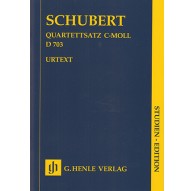 Quartettsatz C-moll D 703/ Study Score