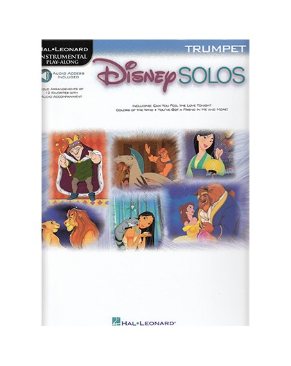 Disney Solos for Trumpet Book/ Online Au