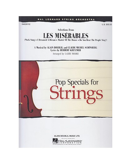 Selections from Les Miserables fro Strin