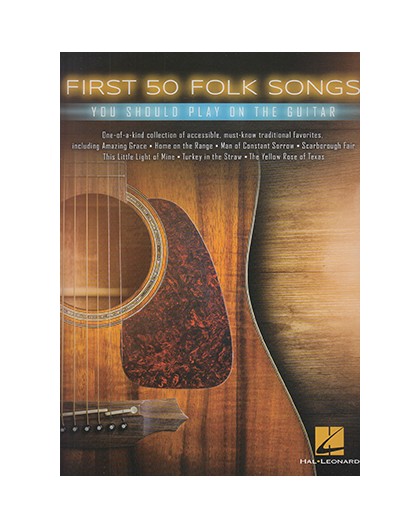 First 50 Folk Songs Guitar