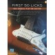 First 50 Licks Guitar/ Online Audio